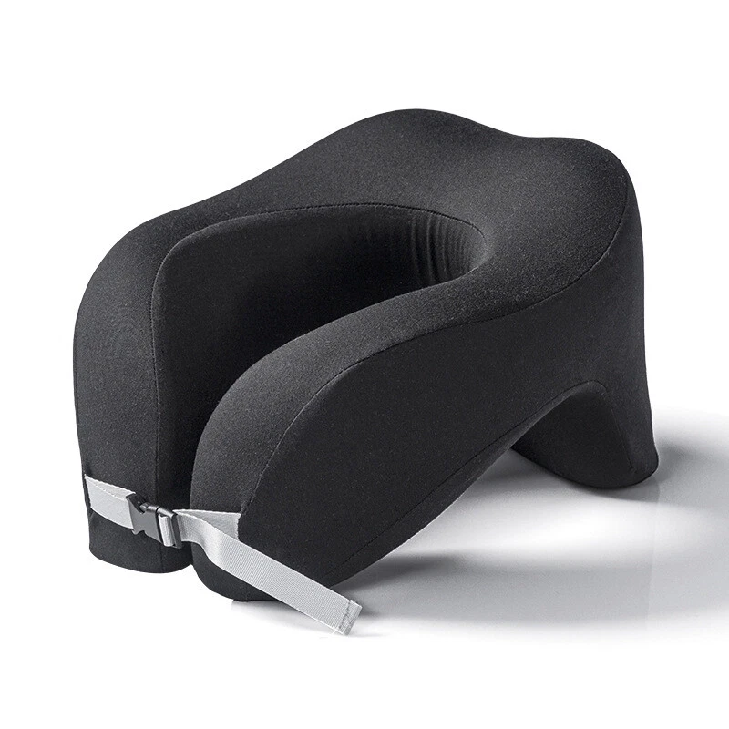Travel Pillow U-Shape Pure Memory Foam Neck Pillow For Airplane Office NapPW