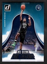 2017-18 Andrew Wiggins Donruss Basketball All Clear For Takeoff Minnesota