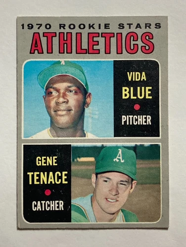 1970 Topps Baseball Rookie Stars Oakland Athletics Vida Blue