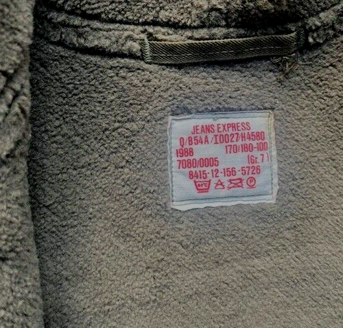 Parka Genuine German Army B/W Military Classic Combat Jacket Mens Coat Hooded XL - Picture 9 of 9