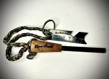 Flint and Steel Fire Start Kit: Gift, Bushcraft, Survival, Tactical,