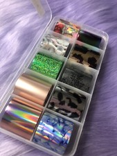 Nail Foil Transfer Decals - New - Sparkle - Transfer Foils - N