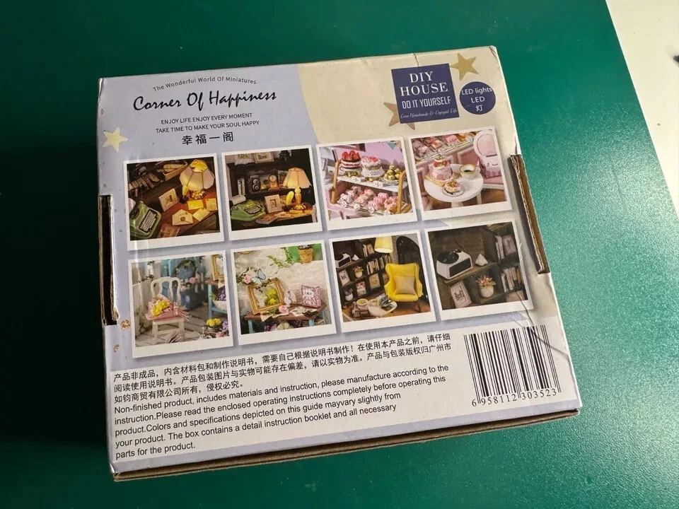 Miniature Room DIY | Elegant Studio | Book Nook | Dolls House | NEW IN BOX - Image 3 of 4