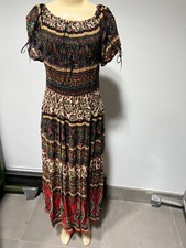 Summer dress for women girls long elegant unique cotton rayon evening prom 
