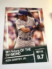 2020 Topps WARriors of the Diamond Jumbo 5x7 Ken Griffey Jr. Mariners WOD39 /49