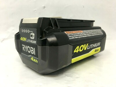 Ryobi OP40401 40V Lithium-Ion 4Ah High Capacity Battery, GR | eBay