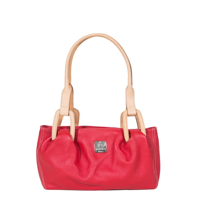 I Medici Donna Deer Printed Italian Leather Handbag In Red Ebay I Medici Donna Deer Printed Italian Leather Handbag In Red