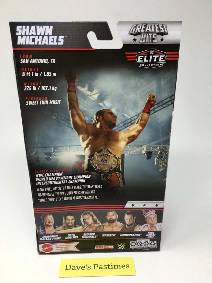WWE Elite Collection Shawn Michaels Greatest Hits Figure 2023 eBay