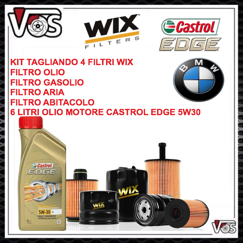 Kit Tagliando BMW Serie 3 E90 325D/330D/335D - 4 Filtri + 8L Olio Edge 5W30 LL - Foto 11
