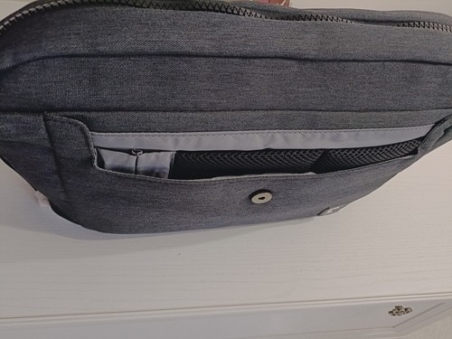 BORSA NAVA MESSENGER PORTA PC CON TRACOLLA REGOLABILE BLU/GRIGIA - Foto 4 di 6
