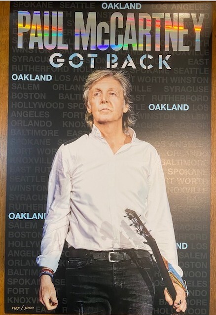 COMPLETE Paul McCartney Got Back 2022 VIP POSTER BAG BLANKET WATER