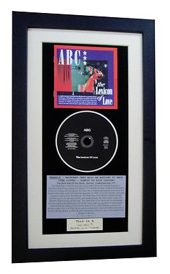 ABC The Lexicon Of Love CLASSIC CD Album TOP QUALITY FRAMED+EXPRESS GLOBAL SHIP