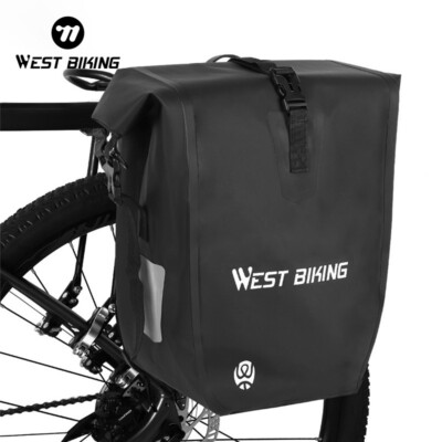 WEST BIKING Wasserdichte Fahrrad Tasche Gepäck Einzelne Fahrradtasche 25L 1pcs