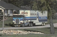 H991    TRACTOR TRAILOR    POSTCARD,   ALTAS VAN LINES