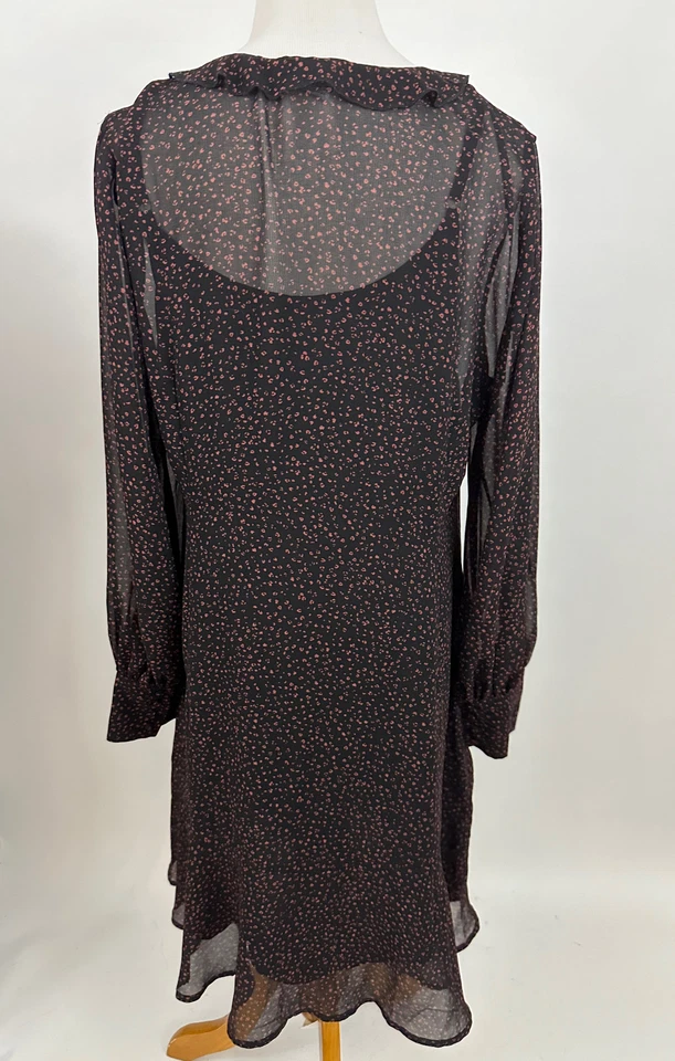 CABI black pink Prowl Shift Dress Women's M - Image 3 of 4