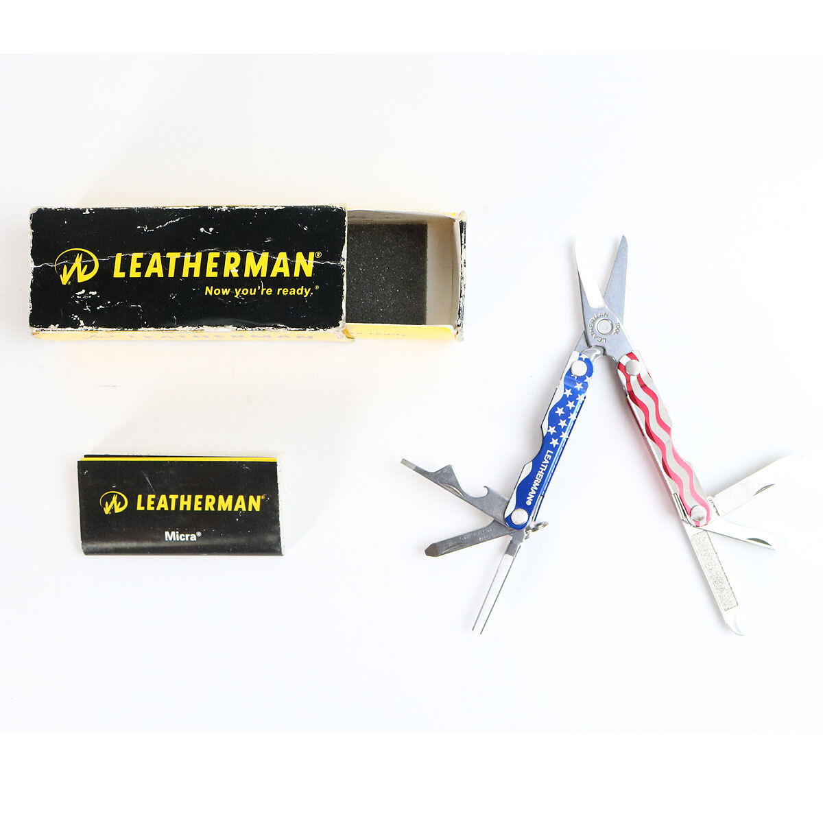 Leatherman Micra 2009 Limited Edition Red White & Blue Multi Tool