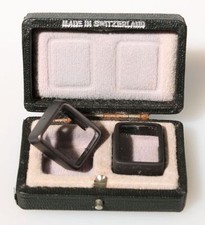 SET OF 2 PAILLARD BOLEX 1 INCH   2 INCH VIEWER ADAPTERS IN ORIG. CASE