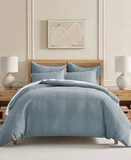 Levtex Cloud Waffle Textured 3-Pc. Duvet Cover Set, Full/Queen