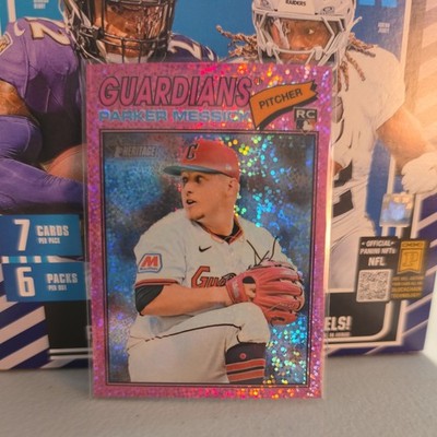 2026 topps heritage Parker Messick Rookie Pink Sparkle chrome #242