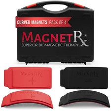 MagnetRX Biomagnetic Therapy Arc Magnet   Neodymium  Silicone 4 Curved Magnet 