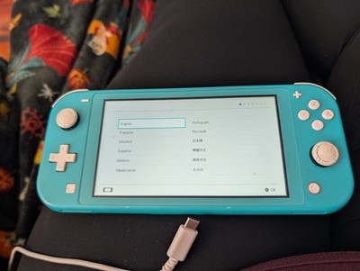 Nintendo Switch Lite Blue Handheld System 32GB Wi-Fi USB-C HDH-001 720p
