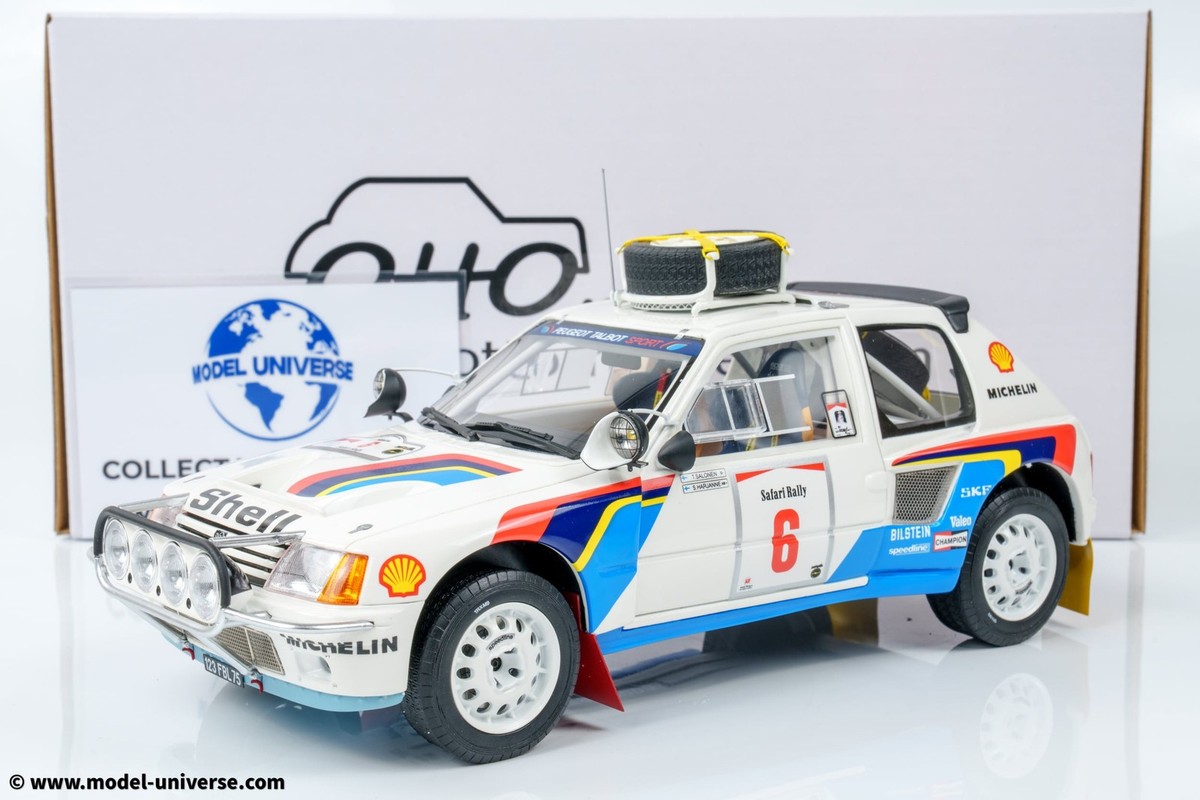 Otto Mobile - 1:18 Peugeot 205 T16 No.6 Timo Salonen Safari Rally