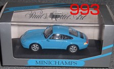 1/43 Porsche 911 993 Blue Coupe 1993 Carrera