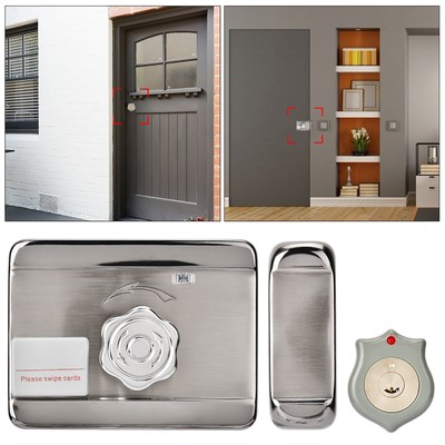 Electronic Door Access Remote Control System ID Single Head 12V Lock Fit