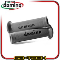 Handgriffe Domino A010 Motorroller Fahren Grau Schwarz On Road Racing Durchbohrt