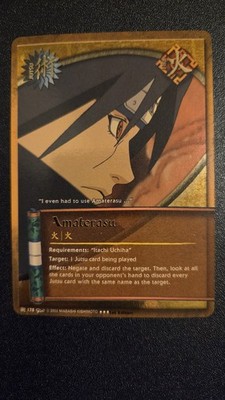 Naruto Ccg Amaterasu N-178 Super Rare 1st Edition LP Bandai Vintage