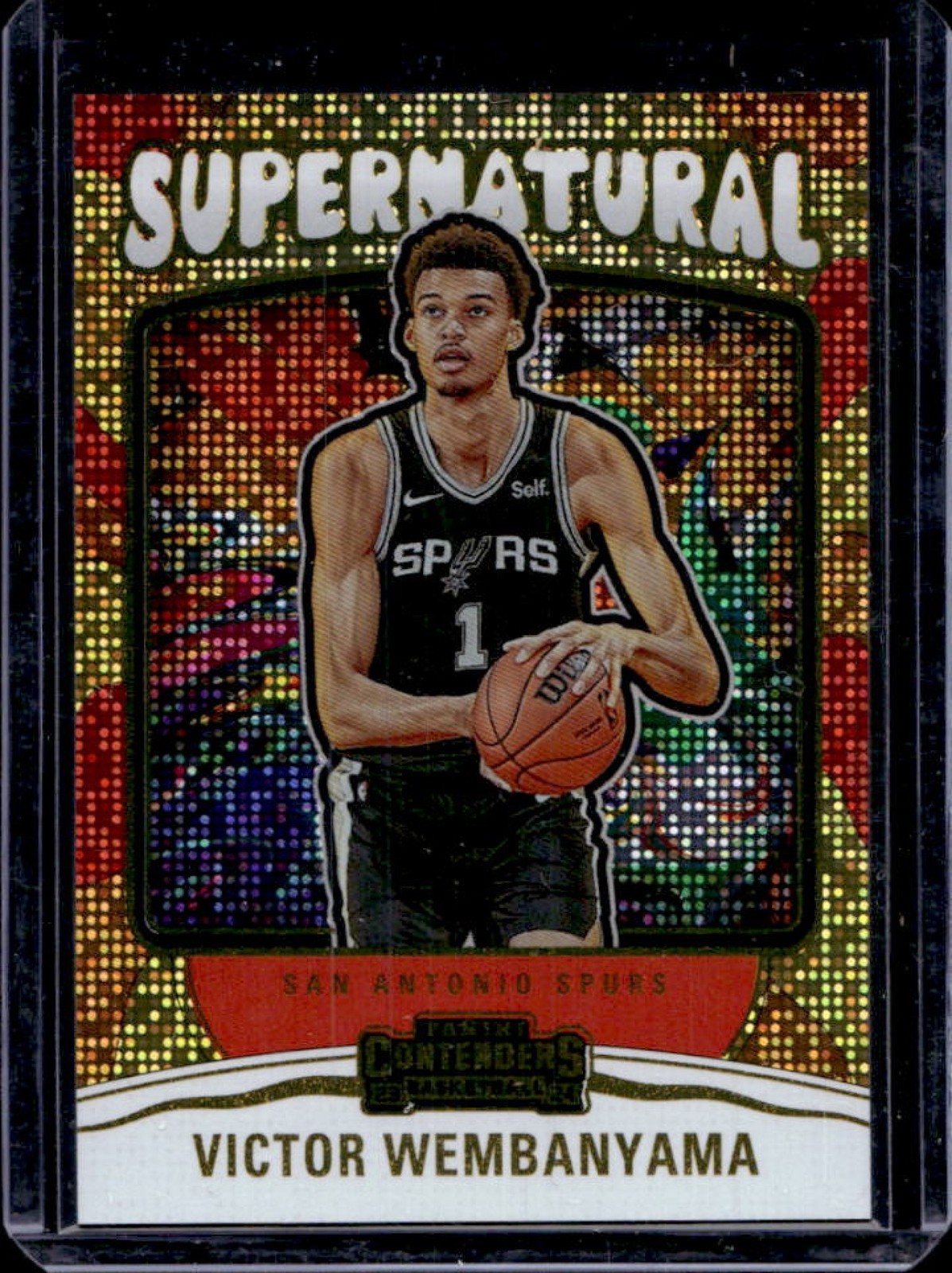 2023-24 Contenders Victor Wembanyama Supernatural Rookie RC #1 Spurs