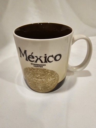 Starbucks 2016 Mexico Kaffeebecher Tasse braun innen 16 fl oz - Bild 1 von 5