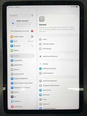 Apple iPad Air 4th Gen 64GB, Wi-Fi, 10.9 in-Space Gray -USED