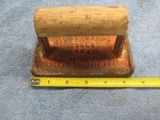 Vintage Miles Craft Concrete Edger Tool Cast Iron 25A Cleveland OH 1950s VTG USA