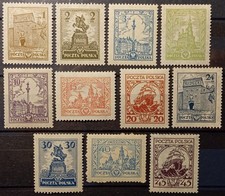 POLSKA Fi 205-215 * 1925 różne rysunki