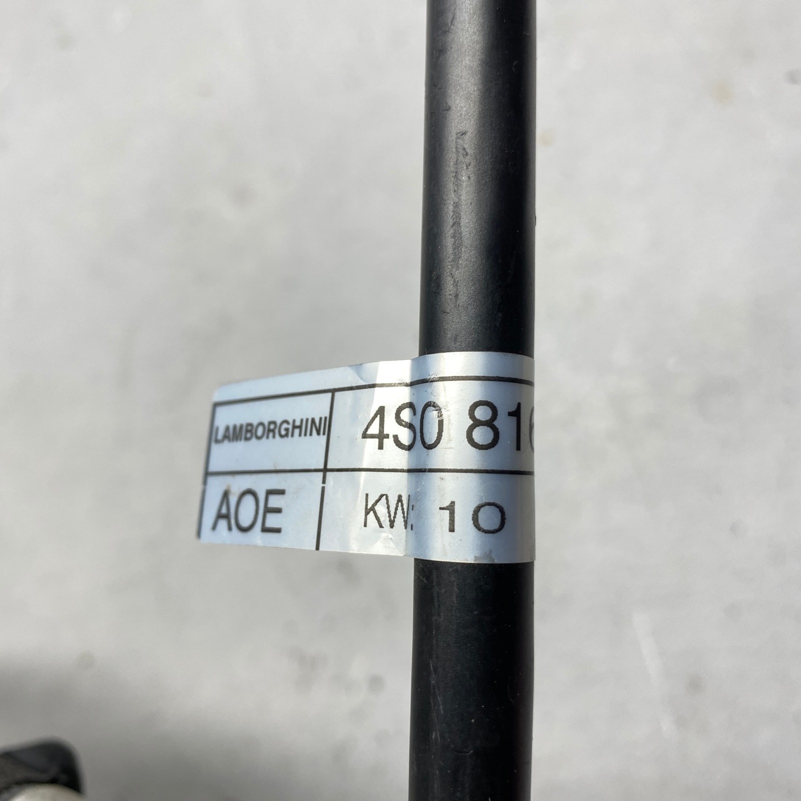 2018 Lamborghini Huracan A/C Hose 4S0816741A