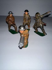 Manoil WW1 Toy Soldiers Lot Of 4
