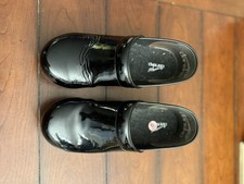 Patent black leather Dansko Pro clogs - size 9