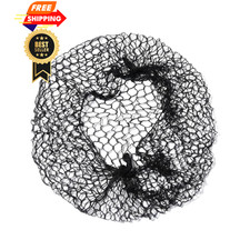 24 Pcs Thicker Hair Net Black Invisible Elastic Edge Mesh Wig 20 Inch 24 pcs