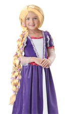 Costume Rapunzel Roundel Braided Wig With Flower Accents Style 70736 Girls