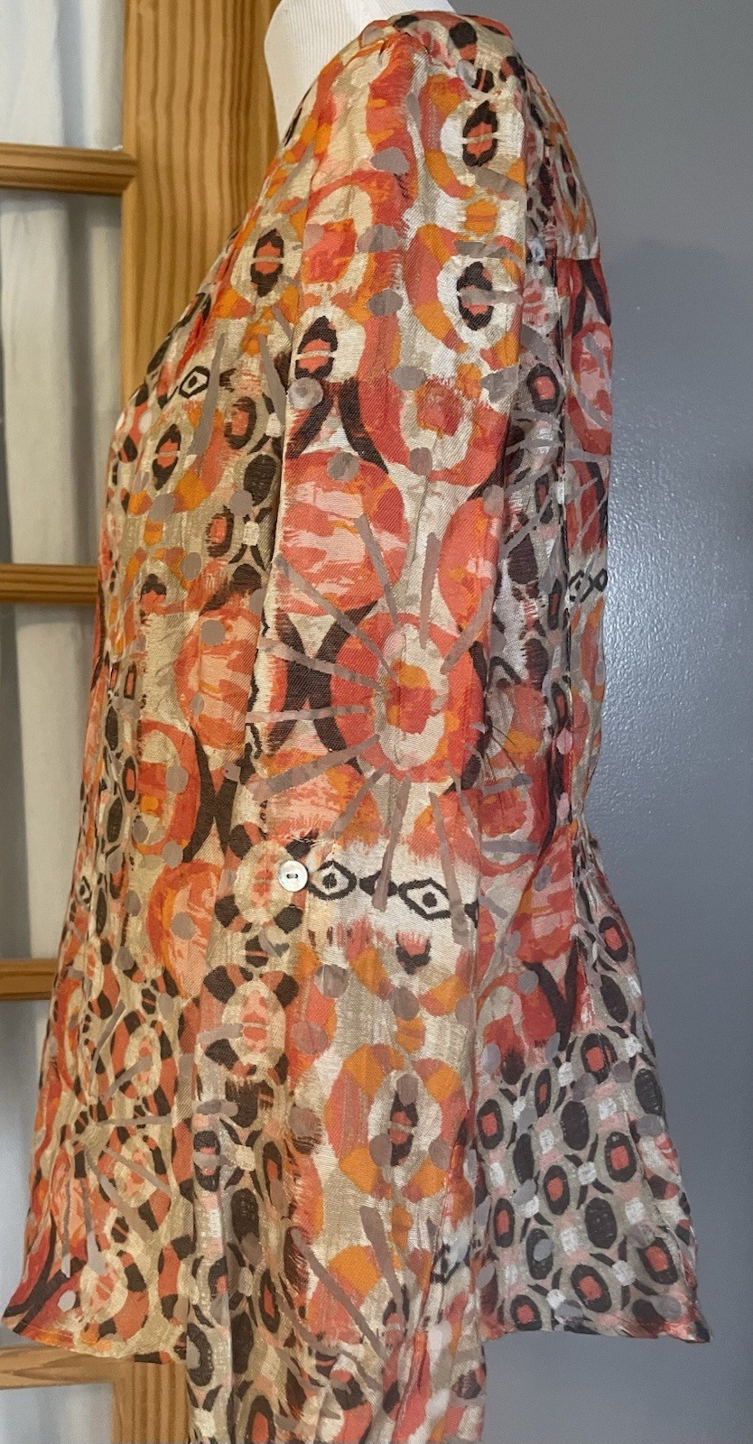 Ruby Rd Lightweight Geometric Sheer Jacket Women’… - image 3