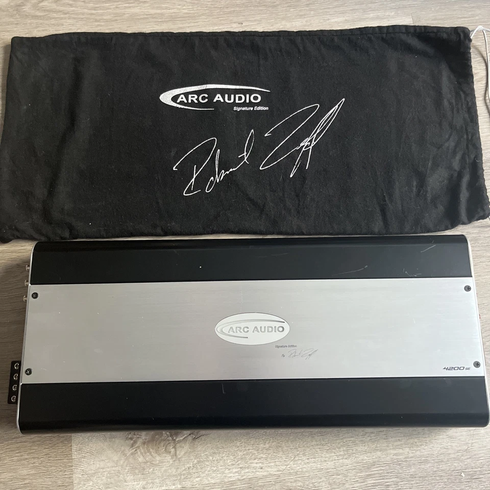 Amplificador ARC AUDIO 4200SE Edición Signature 4 Canales Clase AB Coche Amplificador Funcionando Foto 2 de 4