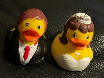 ### LUFTHANSA FIRST CLASS - ENTE - GUMMIENTE - BAUTPAAR - HON - RARITÄT !!! ###