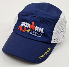 BOCO Gear IRONMAN Running Triathlon Wicking Perforated Lightweight Strap Hat Cap