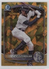 2025 Bowman Sapphire Edition Chrome Prospects Gold 28/50 Ashly Andujar 4k8