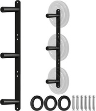 Wall Mounted Weight Plate Holder - Fit 2inch Olympic Weight Plates, Protective