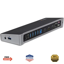 StarTech.com Triple Monitor USB 3.0 Docking Station, 2x 4K DP & HDMI, U
