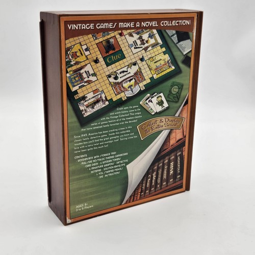 Vintage Game Bookshelf Parker Brothers Kids Wood Board Game Lot Of 2 Sorry, Clue - Picture 11 of 19