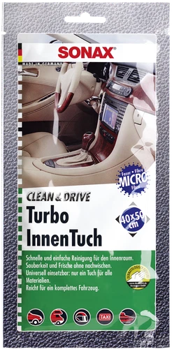 SONAX Clean & Drive Turbo Inner Cloth 40 x 50 cm Interior Cleaning Cloth
