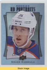 2016 Upper Deck UD Portraits Rookie Rainbow Green Foil Drake Caggiula READ t4t
